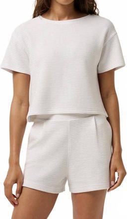 Travis Mathew Charter Cruise Top In White