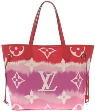 Louis Vuitton Pre-owned LV Escale Monogram Neverfull Bag - Dames - Vintage Shopper - Rood - ONE Size - Vintage