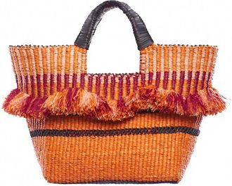 AAKS Womens Baba Berry Bag In Orange Multi