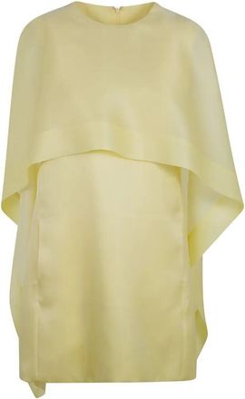 Alberta Ferretti Mini Cape Dress