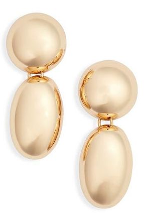 Open Edit Puffy Orb Drop Earrings in Gold at Nordstrom Rack