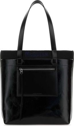 Alexander McQueen Canvas Shopping Bag