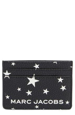 Marc Jacobs Star Print Card Case in Black Multi at Nordstrom Rack