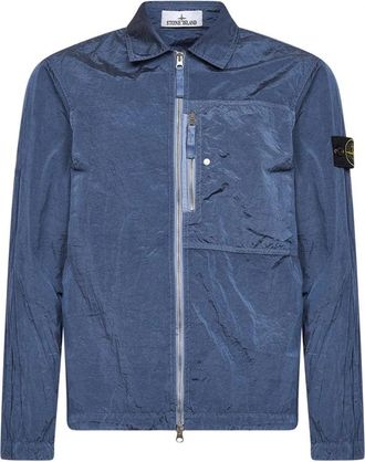 Stone Island S0019 NYLON OVERSHIRT Size: L, colour: NAVY