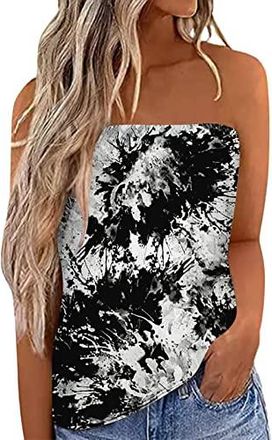 Femmes Sans Manches Léopard Actif Débardeurs à Volants Tunique Ample