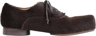 Uma Wang Ballet Derby - Dames - Veterschoenen - Bruin - 41 EU - Leer - Schoenen