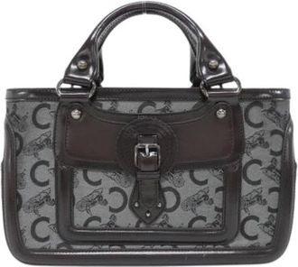 Celine Pre-owned Handbags, female, Gray, Size: ONE SIZE Pre-owned Canvas Handbag