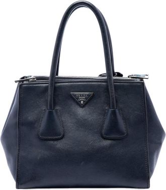 Prada Pre-owned Prada Glace Calf Twin Pocket Double Handle Satchel Ladies 9HTHSZNZK6VUNQQH