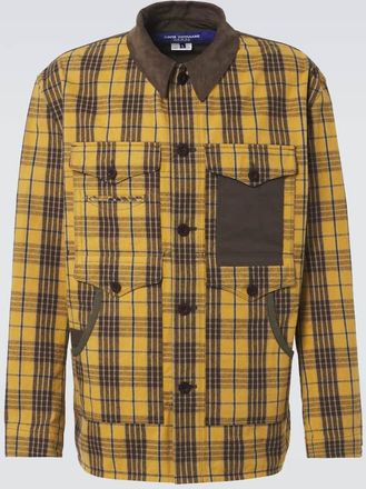Junya Watanabe Checked cotton flannel jacket