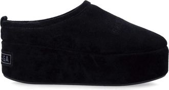 Balenciaga Alaska Platform Muiltjes - Dames - Pantoffels - Zwart - 37 EU - Wol - Schoenen