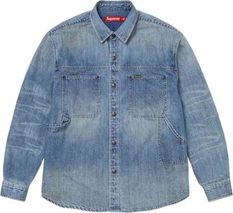 SUPREME SS26 Worn Snap Painter Shirt Denim SUP-SS26-125-DNM