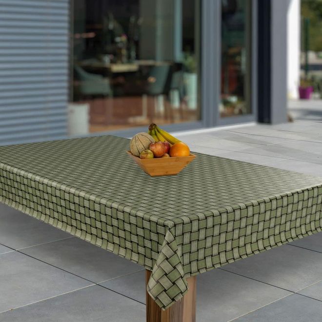 Laro Wachstuch-Tischdecke Abwaschbar Garten-Tischdecke Wachstischdecke PVC Plastik-Tischdecken Eckig Meterware Wasserabweisend Abwischbar GAE, Muster:Gelb ab 34,99 €