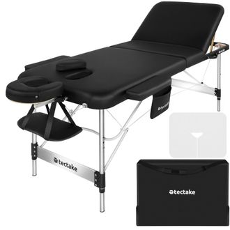 TecTake Massage Table Phuket in Black