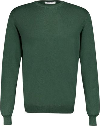 Boglioli Heren, Truien, Groen, Maat: XL Katoen