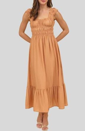 Blu Pepper Sleeveless Tiered Maxi Dress in Sienna at Nordstrom Rack, Size Small