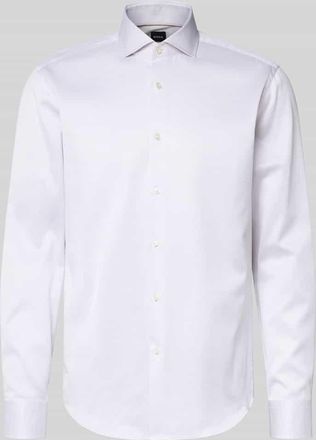 HUGO BOSS Regular Fit Businesshemd aus reiner Baumwolle Modell JOE in Sand, Gr&ouml;&szlig;e 39