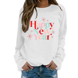 Pull De Noel Femme Grande Taille Pull Nou00ebl Femme Manches Longues Col Rond Rigolo Noel Pull Bonhomme Vêtements De Noël