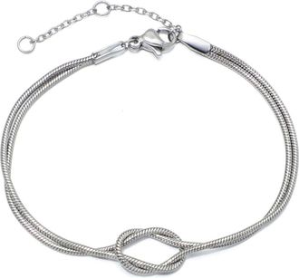 Adornia Knotted Chain Bracelet in Silver at Nordstrom Rack