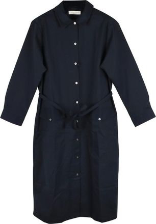 Mackintosh navy cotton shirt dress Size XS