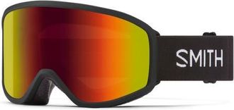 Smith Reason OTG Low Bridge Snow Goggles in Black /Red Sol-X Mirror at Nordstrom