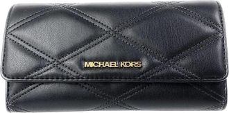 Michael Kors Compagnon Jet Set Travel - Dames - Portefeuilles - Zwart - ONE Size - Leer - Accessoires