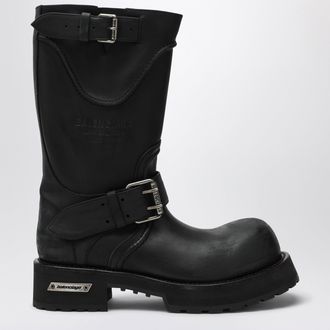 Balenciaga Stivali Venom neri in pelle di vitello