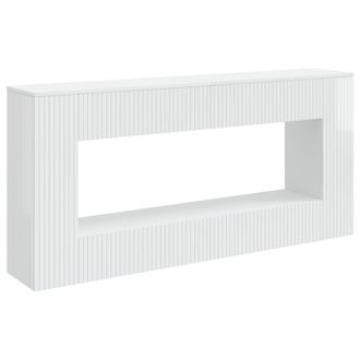 vidaXL Mesa Consola Alto Brillo 155 X 29 X 74 Cm Madera De Ingenier&iacute;a Vidaxl