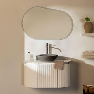 Sklum Conjunto De Muebles De Ba&ntilde;o En Madera Carsone Sklum