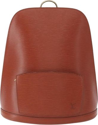 Louis Vuitton Gobelins Backpack Epi Leather Brown Leather Backpack Bag (Pre-Owned)