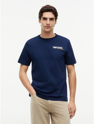 Tommy Hilfiger Mens Desert Palm Back Graphic T-Shirt - Navy - XXL