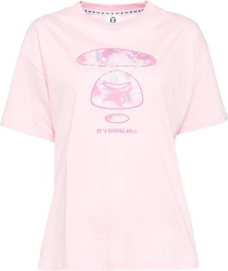 Aape By A Bathing Ape T-shirt con ricamo - Rosa