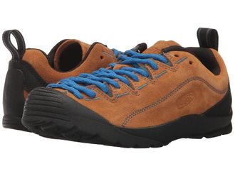 Keen Jasper Womens Lace up casual Shoes Cathay Spice/Orion Blue : 10.5 B - Medium, Suede