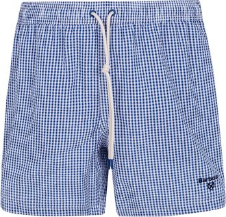 Barbour Gingham Seersucker Swim Short