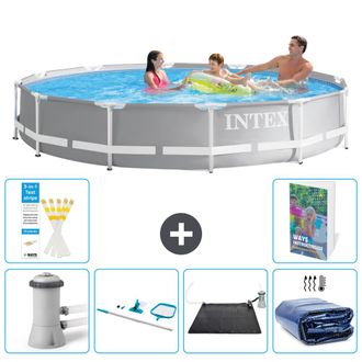 Intex Piscina Prism Frame Redonda - 366x76 Cm - 7-piezas S235