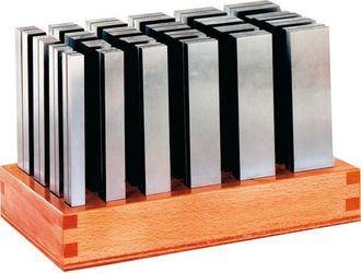 Format Format - Juego De Cu&ntilde;as Paralelas Precisi&oacute;n, En Expositor De Madera, Largo : 150 Mm