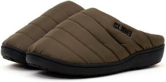 Subu Gender Inclusive Indoor/Outdoor Puffer Slipper in Mountain Khaki at Nordstrom, Size 35