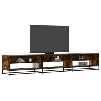 Berkfield Home TV Cabinet Smoked Oak 270x40x46 cm Engineered Wood in Brown | Size: 270 x 40 x 46 cm