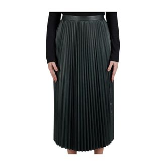 Kiton Skirts Regular Solid 100% Handmade - female - Kiton - Midi Skirts - Green - S - Skirts