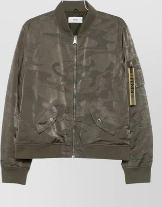 Fendi nylon bomber jacket