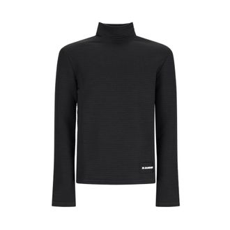 Jil Sander Truien & Vesten, Heren, Zwart, M, Gewatteerde Sweater