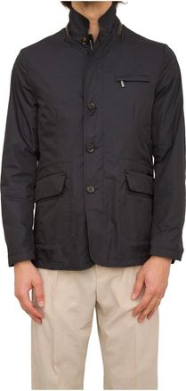 Moorer Heren, Jassen, Blauw, Maat: 3XL