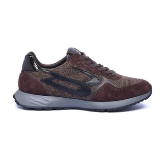 Baldinini Zapatilla de Ante y Lana - Shoes - Hombre - Marr&oacute;n - 44 EU