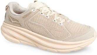Hoka One One Vibrant Bloom Clifton One9 Sneaker in Alabaster /Cielo Blue at Nordstrom, Size 6.5 Womens