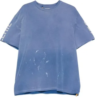 Gallery Dept. Paint-splatter Logo-print T-shirt