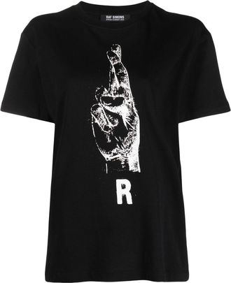 Raf Simons Logo Embroidery T-shirt from $315.00 - on Stylight