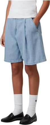 Carhartt Work in Progress Alta Short - Dames - Denim shorts - Blauw - L - Katoen - Korte Broeken