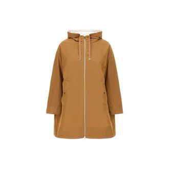 Herno Parkas, female, Brown, Size: 2XL Hooded Jacket