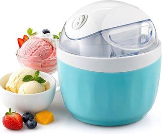 No Brand Heladera El&eacute;ctrica Personal Con Tapa Easy Lock, Mini Recipiente Congelador Para Helado Casero, Yogur Helado Y Sorbete. Utensilio De Cocina Compacto