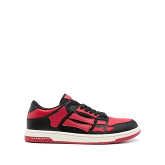 Amiri Sneakers, male, Red, 10 UK, Red Trainers with Skel Top