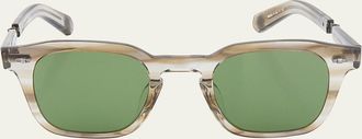 Mr. Leight Mens Adonis S Square Sunglasses